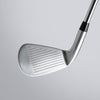 Golf club head on a light gray background