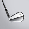 Golf club head with Takomo logo on a gray background