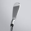 Golf club head on a gray background