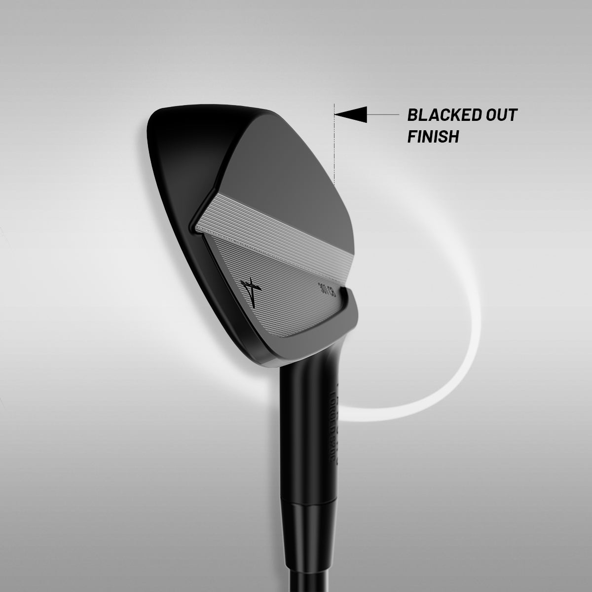 Product image of the Iron 301 CB with blacked out finish