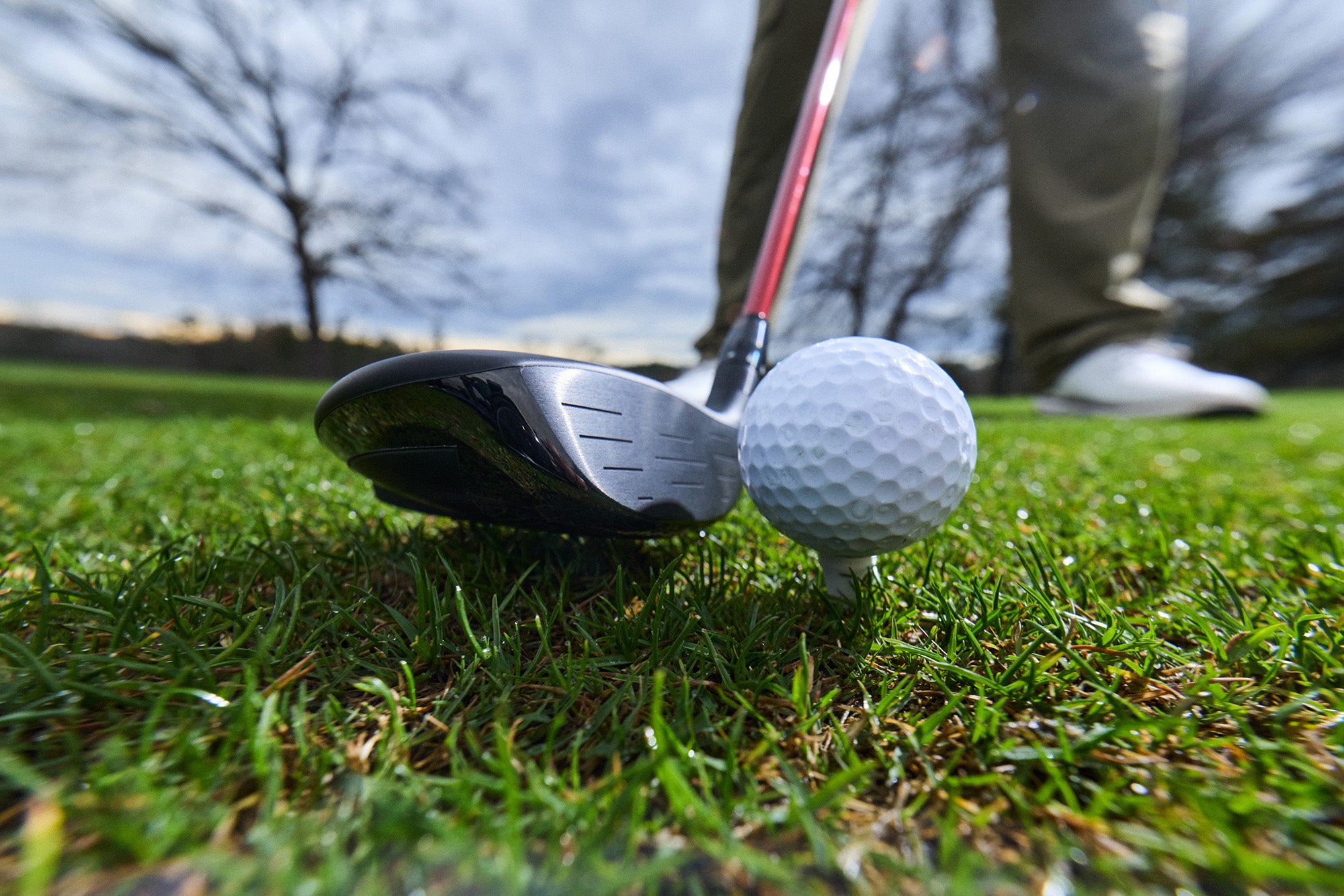 Ignis D2 Fairway Wood behind the ball